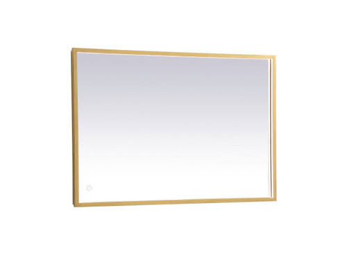 Pier LED Mirror in Brass (173|MRE62040BR)