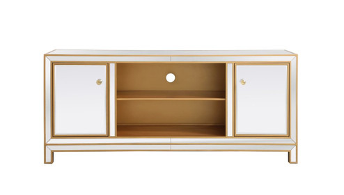 Reflexion TV Stand in Gold (173|MF701G)