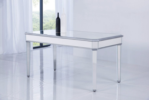 Contempo Dining Table in Hand Rubbed Antique Silver (173|MF6-1009S)