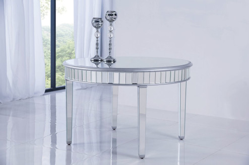 Contempo Dining Table in Hand Rubbed Antique Silver (173|MF6-1008S)