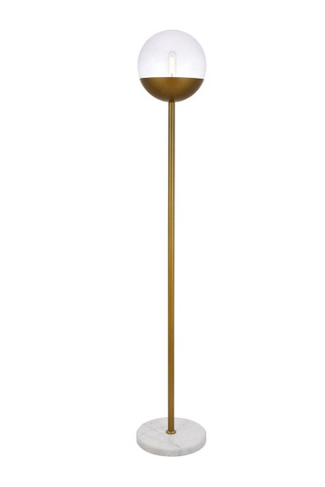 Eclipse One Light Floor Lamp in Brass (173|LD6151BR)