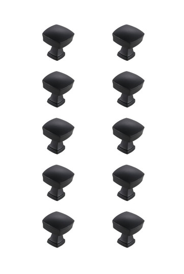 Irvin Knob Multipack (Set of 10) in Matte Black (173|KB2022-MB-10PK)