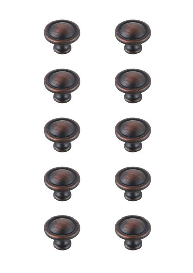 Garlande Knob Multipack (Set of 10) in Oil-rubbed Bronze (173|KB2007-ORB-10PK)