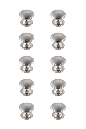 Kaid Knob Multipack (Set of 10) in Brushed Nickel (173|KB2004-NK-10PK)