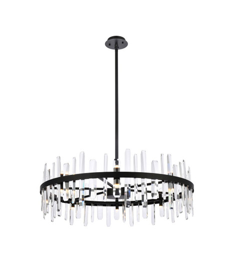 Serena 16 Light Chandelier in Black (173|2200D36BK)