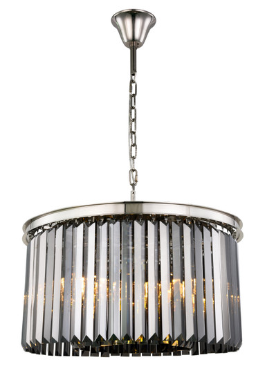 Sydney Eight Light Chandelier in Polished Nickel (173|1238D26PN-SS/RC)