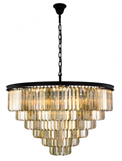 Sydney 33 Light Chandelier in Matte Black (173|1231D44MB-GT/RC)