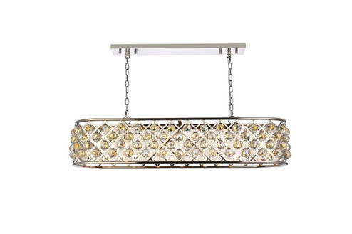 Madison Seven Light Chandelier in Polished Nickel (173|1216G50PN-GT/RC)