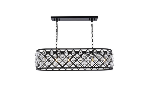 Madison Six Light Chandelier in Matte Black (173|1215G40MB/RC)