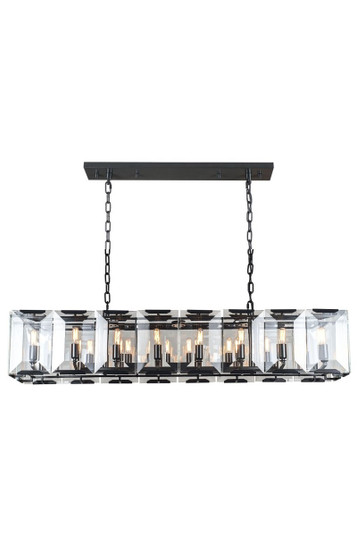 Monaco 16 Light Chandelier in Flat Black (173|1212D53FB)