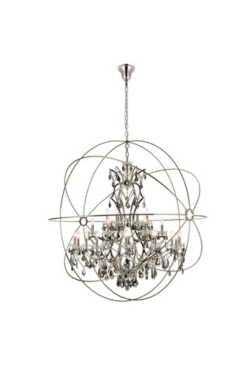 Geneva 25 Light Chandelier in Polished Nickel (173|1130G60PN-SS/RC)