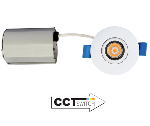2'' 5W LED Gimbal 5Cct in All White (507|ERT218CT5W)