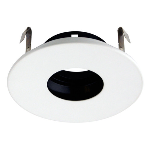 3''Round Pinhole Rflctr For Koto System in Black Reflector with White Trim (507|ELK3627B)