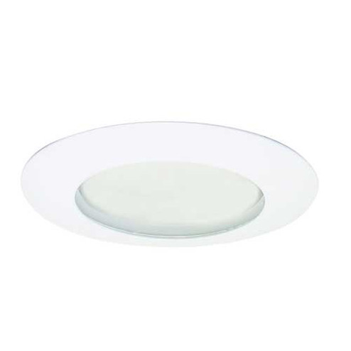 6'' Shower Trim W/Clear Lens in All White (507|EL19W)