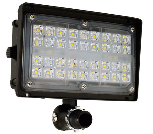 27W LED Flood Lgt 120/277V 4000K in Dark Bronze (507|EFL2740S)