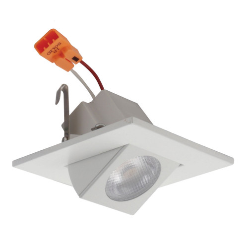 2'' Adjstbl Sqr LED Gmbl 800Lmn 40K in All White (507|E219C0740W)