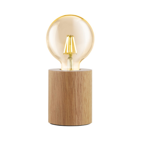 Turialdo One Light Table Lamp in Natural Wood (217|99079A)