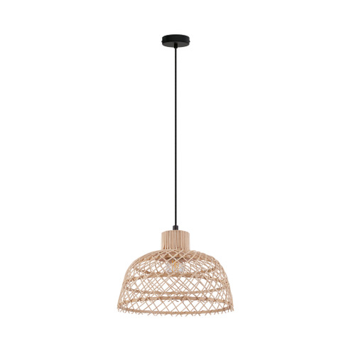 Ausnby One Light Pendant in Black (217|43285A)
