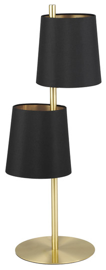 Almeida 2 Two Light Table Lamp in Brushed Brass (217|205301A)