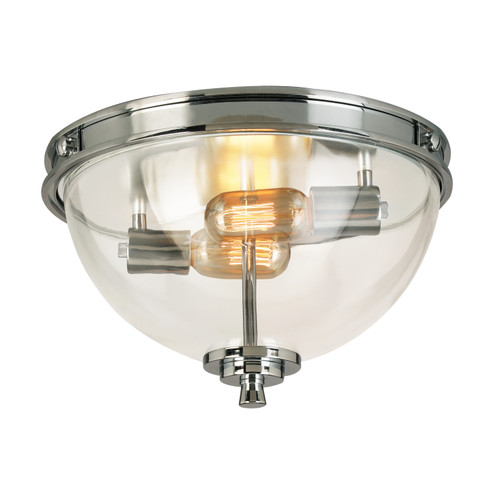 Cecilia Three Light Ceiling Mount in Chrome (217|204703A)