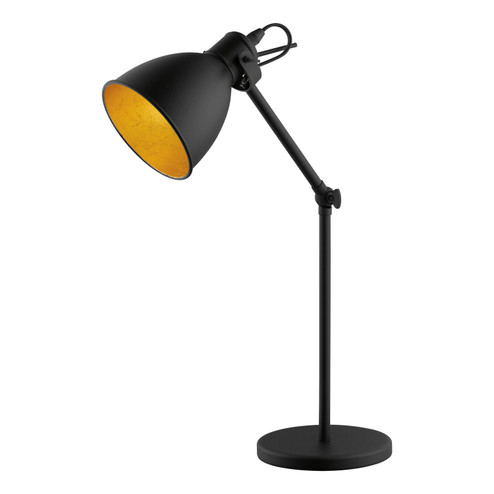 Priddy 2 One Light Table Lamp in Black / Gold (217|203447A)