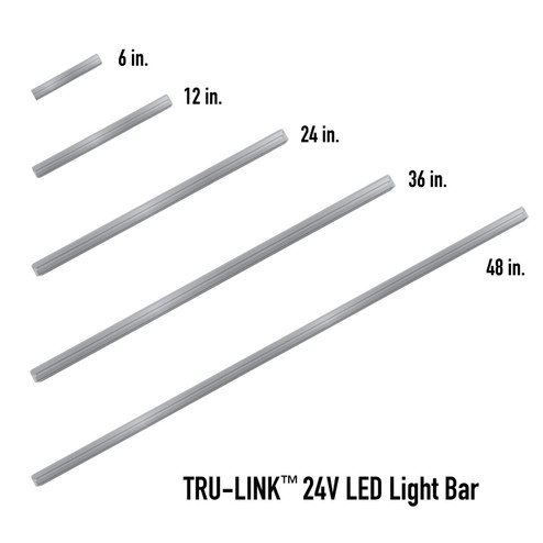 Light Bar in Black (399|DI-24V-TR30SF-12-BL)