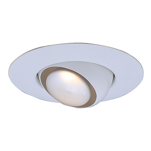 Incandescent Recess 6`` Eyeball Trim in White (43|EVRT603WH)