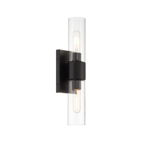 Anton Two Light Wall Sconce in Matte Black (43|D286M-2WS-MB)