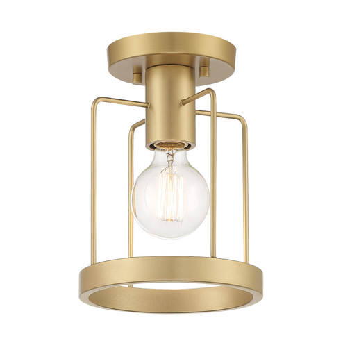 Tafo One Light Semi Flush Mount in Golden Mist (43|D273M-SF-GM)