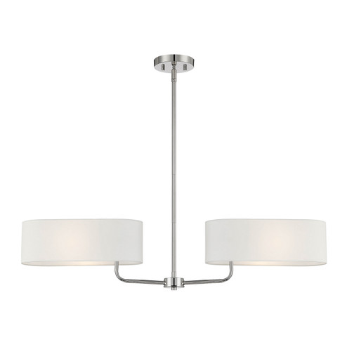 Midtown Two Light Island Pendant in Polished Nickel (43|D253M-IS-PN)