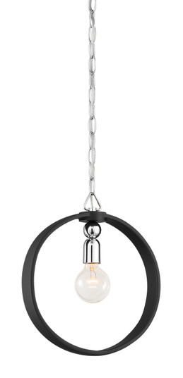 Huxton One Light Pendant in Black (43|93431-BK)