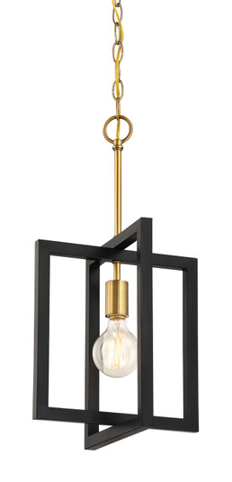 Xander One Light Mini Pendant in Aged Warm Brass (43|92830-AWB)