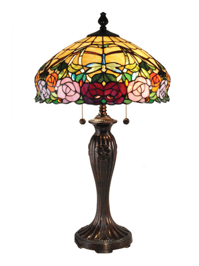 Zenia Rose Two Light Table Lamp in Fieldstone (155|TT15097)