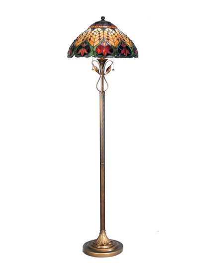 Markus Two Light Floor Lamp in Antique Brass (155|TF50012)