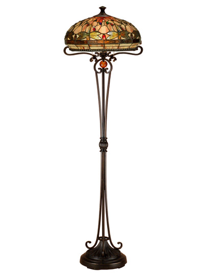 Briar Dragonfly Two Light Floor Lamp in Antique Golden Bronze (155|TF13066)