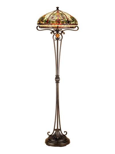 Boehme Two Light Floor Lamp in Antique Golden Bronze (155|TF101116)