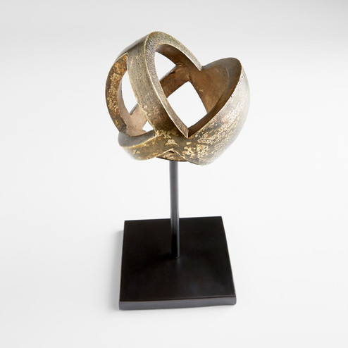 Sculpture in Antique Brass And Black (208|11011)