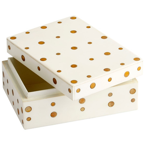 Container in White And Brass (208|10658)