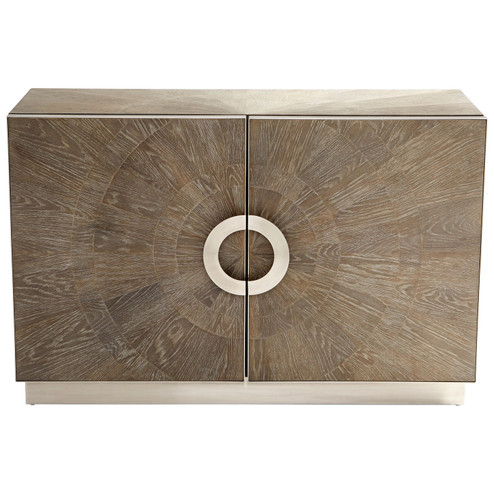 Cabinet in Weathered Oak And Stainless Steel (208|10227)