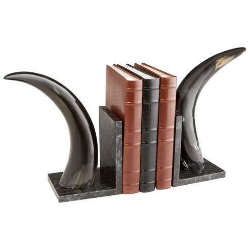 Bookends in Bone And Black (208|08013)