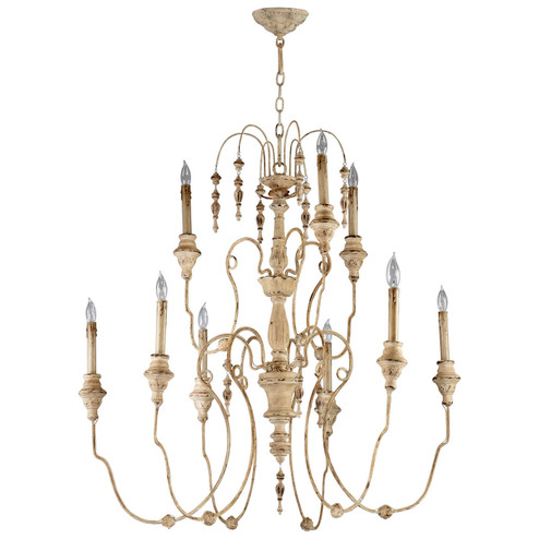 Maison Nine Light Chandelier in Persian White (208|04639)