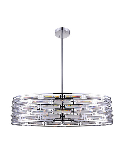 Petia Eight Light Island Chandelier in Chrome (401|9975P39-8-601)