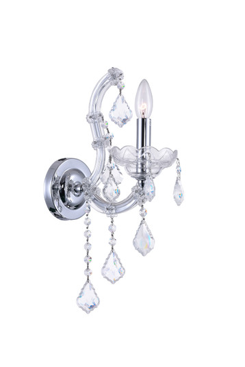 Maria Theresa One Light Wall Sconce in Chrome (401|8397W5C-1(Clear))