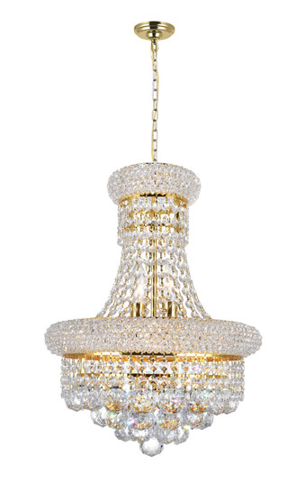 Empire Six Light Chandelier in Gold (401|8001P14G)