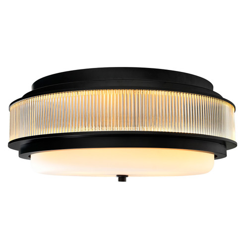 Valdivia Four Light Flush Mount in Black (401|1567C18-4-101)