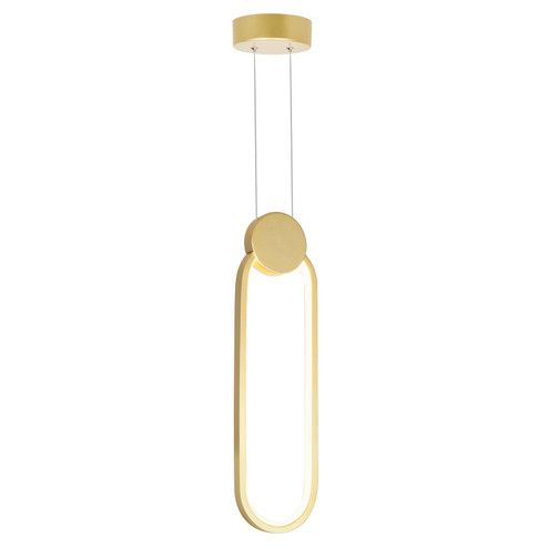 Pulley LED Mini Pendant in Satin Gold (401|1297P4-1-602)