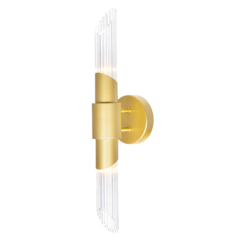 Croissant Two Light Wall Sconce in Satin Gold (401|1269W5-2-602)