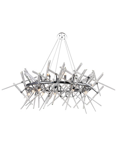 Icicle 12 Light Chandelier in Chrome (401|1154P43-12-601-O)