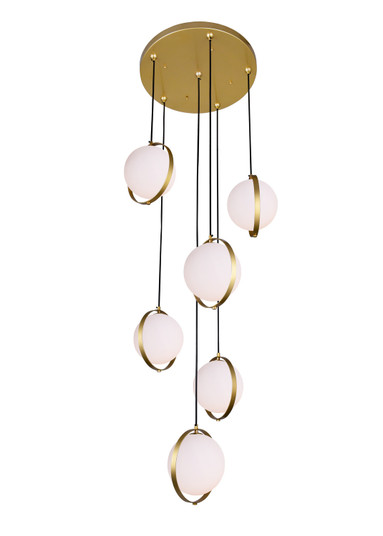 Da Vinci LED Pendant in Medallion Gold (401|1153P24-6-169)