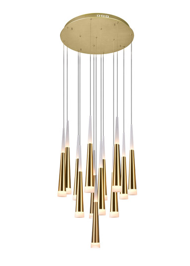 Andes LED Pendant in Satin Gold (401|1103P20-13-602)
